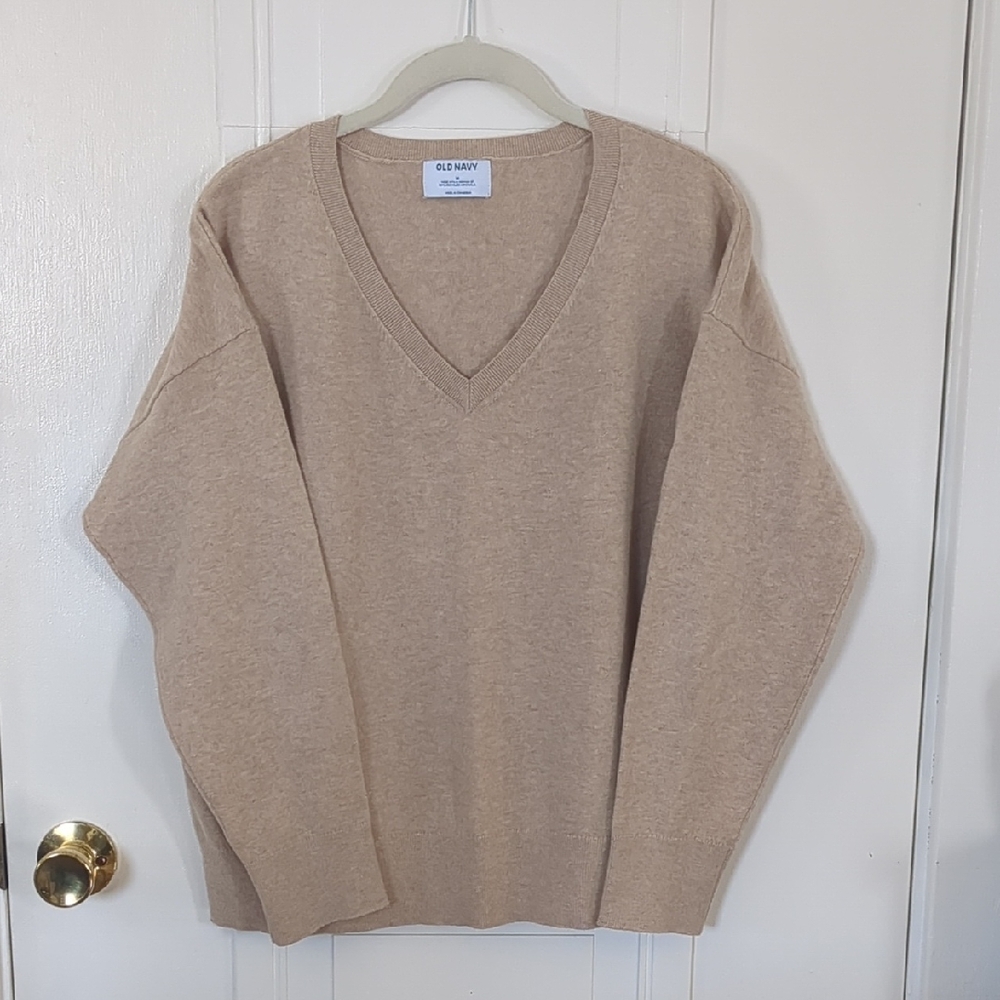 Old Navy Beige Women's Lightweight Sweater, Med